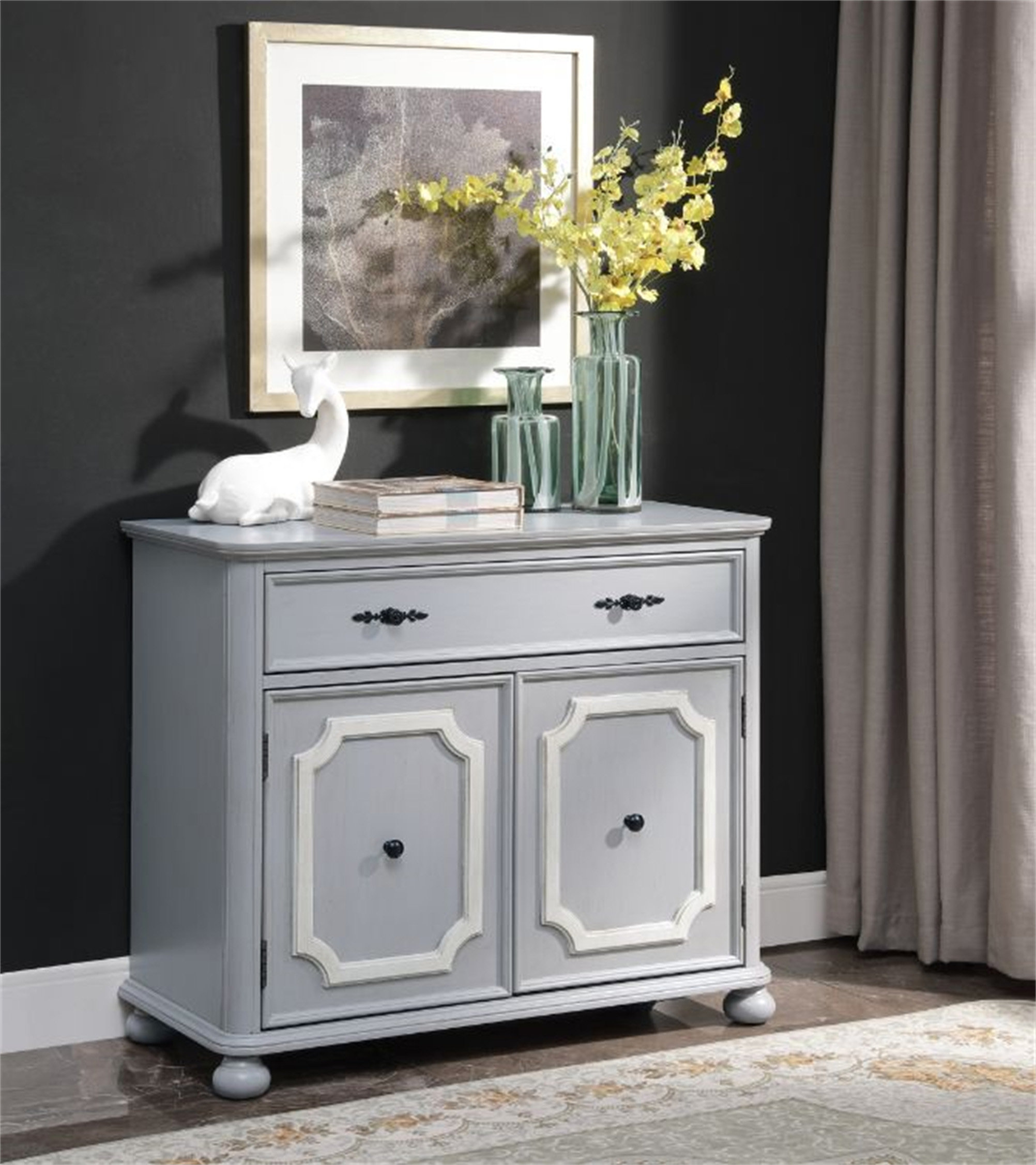 Charlton Home Kirchoff 36 Sideboard Office credenza Buffet table Buffet with Side Metal Drawer Glide Wayfair